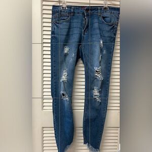 WAX Jeans sz MED High Rise  Dark Wash  Medium